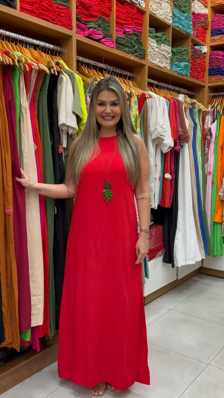 VESTIDO CAROL VERMELHO