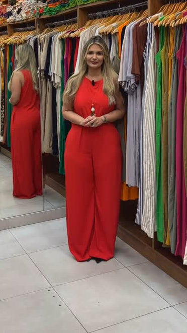 MACACÃO LAVINIA VERMELHO